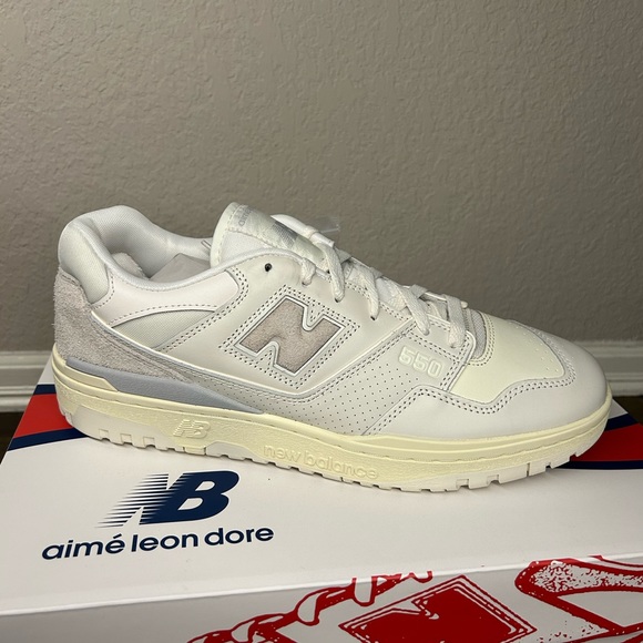 White Aime Leon Dore x New Balance Shoes - Picture 2 of 4